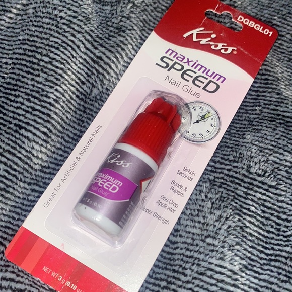 Bundle of 3 Glue On Artificial Coffin Shaped Nails and Nail Glue Pink and Mauve - Picture 9 of 10